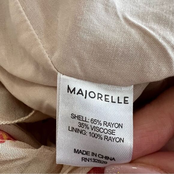 MAJORELLE Mistwood In Bloom Wrap Floral Midi Dress Small - Picture 7 of 8